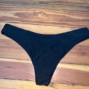 Aerie Cheeky black bikini bottoms